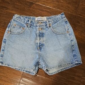 Express Bleus  Button Fly Jean Shorts Vintage Style